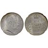 Image 1 : BRITISH INDIA: Edward VII, 1901-1910, AR rupee, 1906(c), NGC MS63