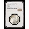 Image 2 : BRITISH INDIA: Edward VII, 1901-1910, AR rupee, 1906(c), NGC MS63