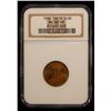 Image 2 : BRITISH INDIA: George V, 1910-1936, AE 1/2 pice, 1914, NGC MS66 RD