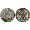 Image 1 : AUSTRIA: Franz I, 1804-1835, AR 20 kreuzers, 1823-A, Brilliant Unc