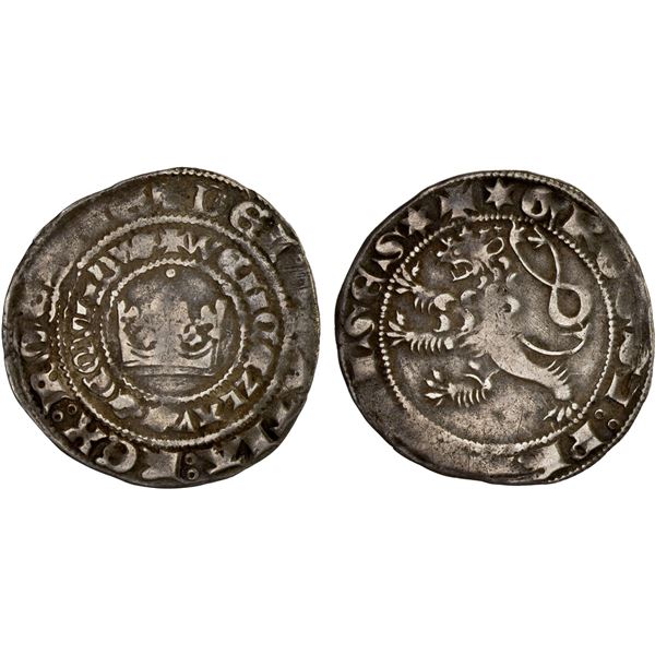 BOHEMIA: Wenzel II, 1300-1305, AR prager groschen (3.55g), ND, VF
