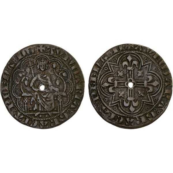 FRANCE: AE masse d'or (2.50g), ND, F-VF