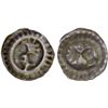 Image 1 : BRANDENBURG-PRUSSIA: Friedrich II, 1440-1471, AE denier bracteate (0.28g), Frankfurt an der Oder, VF