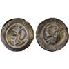 Image 1 : BRANDENBURG-PRUSSIA: Friedrich II, 1440-1471, AE denier bracteate (0.33g), Frankfurt an der Oder, VF