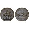 Image 1 : BRANDENBURG-PRUSSIA: Friedrich II, 1740-1786, AE medal (15.39g), 1745, F-VF