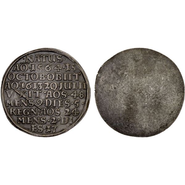 BRUNSWICK-WOLFENBÜTTEL: Friedrich Ulrich, 1613-1634, AR thaler (15.57g), 1613, VF