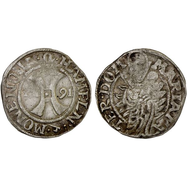 HAMELN: City, AR mariengroschen (1.72g), 16Z3, VF