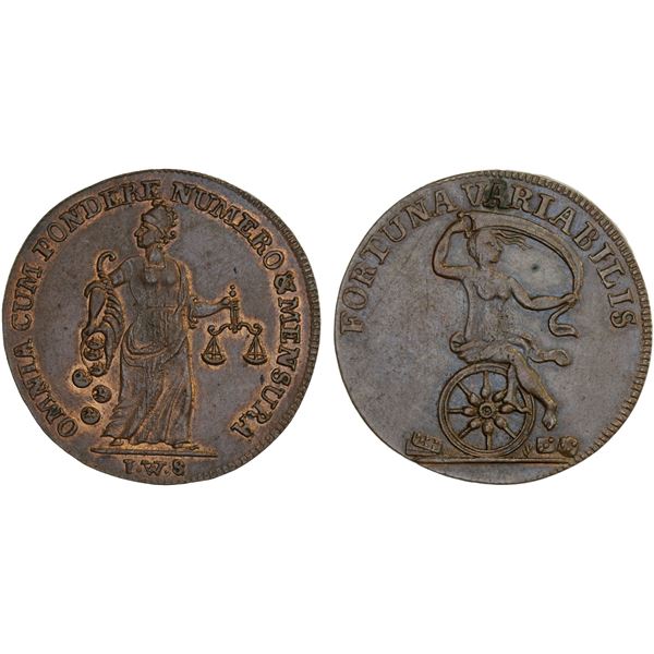 HARZ: AE münzmeisterpfennig, Clausthal, ND, AU
