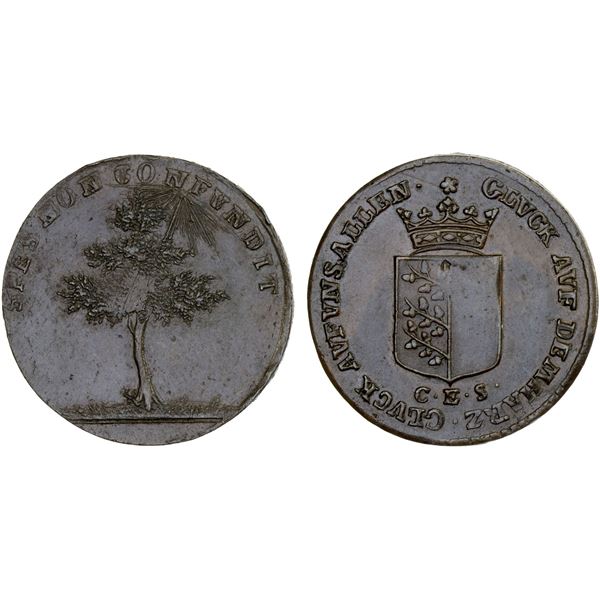 HARZ: AE münzmeisterpfennig, Zellerfeld, ND, XF-AU