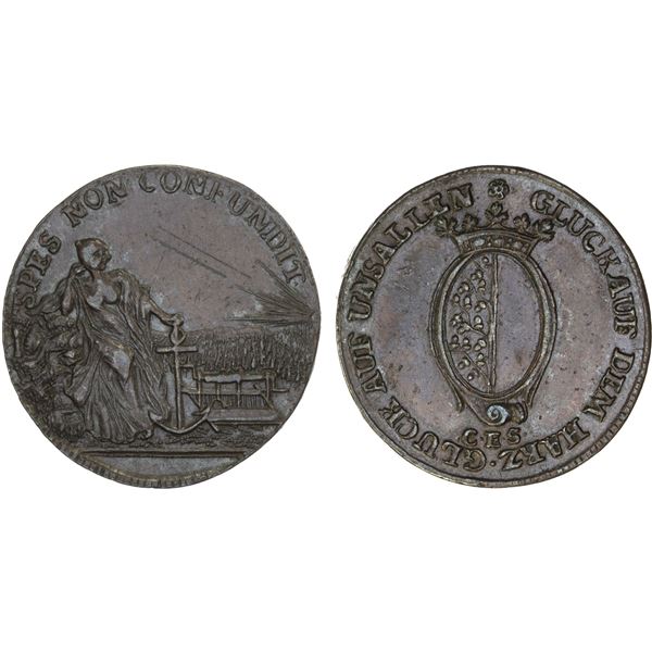 HARZ: AE münzmeisterpfennig, Zellerfeld, ND, XF-AU