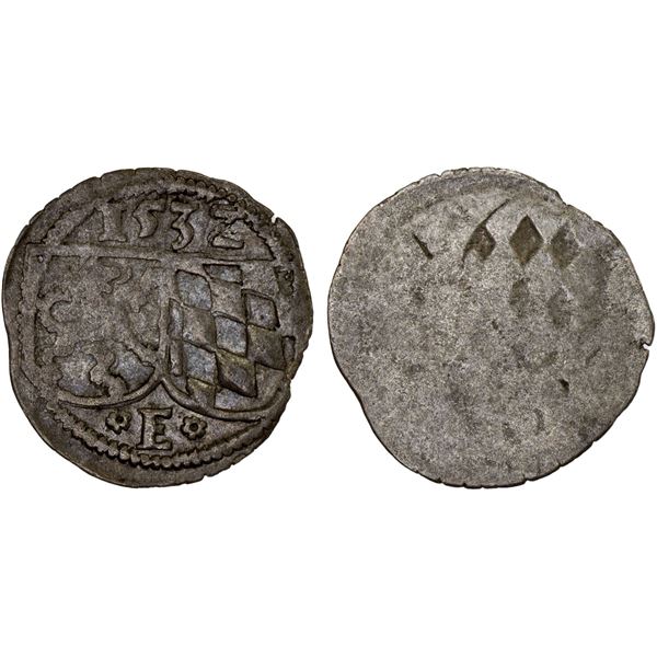 PASSAU: Ernst von Bayern, 1517-1541, AR zweier, 1532, VF