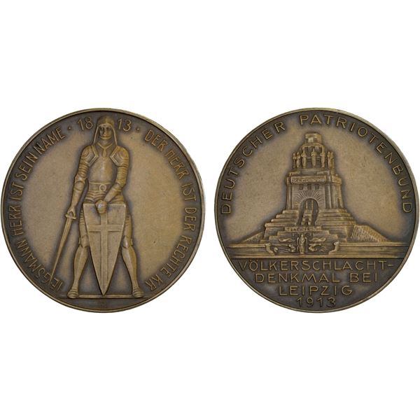 GERMANY: AE medal (22.76g), 1913, AU