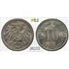 Image 1 : GERMANY: Kaiserreich, 10 pfennig, 1914-A, PCGS MS65