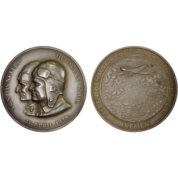 GERMANY: Weimar Republic, AR medal, 1928, Unc