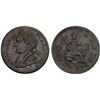 Image 1 : GREAT BRITAIN: AE halfpenny token (6.77g), ND (ca. 1750?), VF-XF