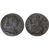 Image 1 : GREAT BRITAIN: George III, 1760-1820, AE halfpenny, 1771, VF