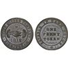 Image 1 : GREAT BRITAIN: AE penny token (29.42g), 1812, XF