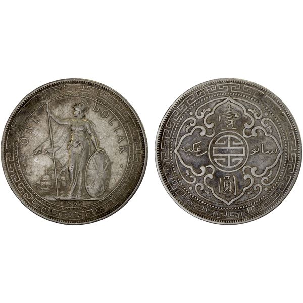 GREAT BRITAIN: AR trade dollar, 1899-B, VF