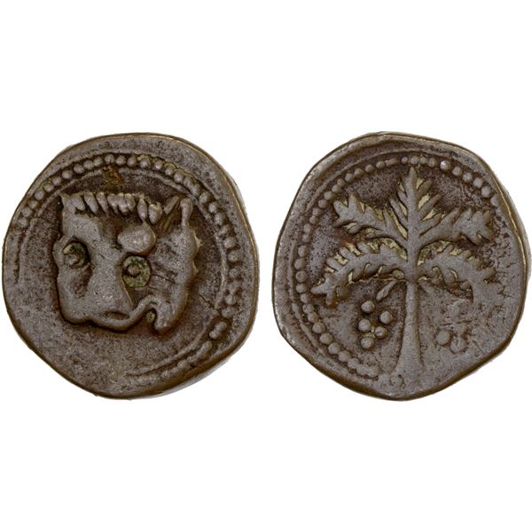 ITALY: SICILY: William II, 1166-1189, AE follaro (10.16g), ND, F-VF