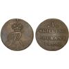 Image 1 : NORWAY: Frederik VI, 1808-1839, AE 4 skilling, 1809, VF
