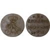 Image 1 : NORWAY: Frederik VI, 1808-1839, AE 2 skilling, 1810, XF
