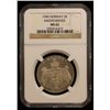 Image 2 : NORWAY: Haakon VII, 1905-1957, AR 2 kroner, 1906, NGC MS62