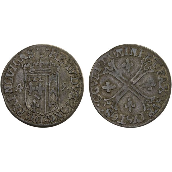 SWITZERLAND: NEUCHÂTEL/NEUENBURG: Canton, BI 1/2 batzen (16)49, Fine