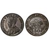 Image 1 : EAST AFRICA: George V, 1910-1936, BI 50 cents, 1923, Choice VF