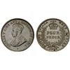 Image 1 : BRITISH GUIANA AND WEST INDIES: George V, 1910-1936, AR 4 pence, 1913, Unc