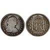 Image 1 : CHILE: Carlos III, 1759-1788, AR 2 reales, 1788-So, VG-F