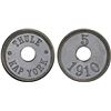 Image 1 : GREENLAND: THULE: Kap York, 5 øre token, 1910, Choice UNC