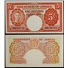 Image 1 : JAMAICA: George VI, 1936-1952, 5 shillings, 15.8.1957, AU