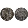 Image 1 : MEXICO: Republic, AR 8 reales (26.71g), Guanajuato, 1840/30-Go, Fine