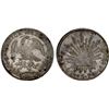 Image 1 : MEXICO: Republic, AR 8 reales (26.89g), Guanajuato, 1843-Go, XF
