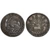 Image 1 : MEXICO: Republic, AR 8 reales (26.86g), Guanajuato, 1843-Go, VF-XF