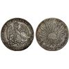 Image 1 : MEXICO: Republic, AR 8 reales (26.59g), Guanajuato, 1844-Go, F-VF