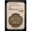 Image 2 : MEXICO: Estados Unidos, AR 5 pesos, 1950-Mo, NGC MS63