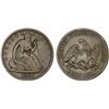 Image 1 : UNITED STATES: AR 1/2 dollar, 1859, F-VF