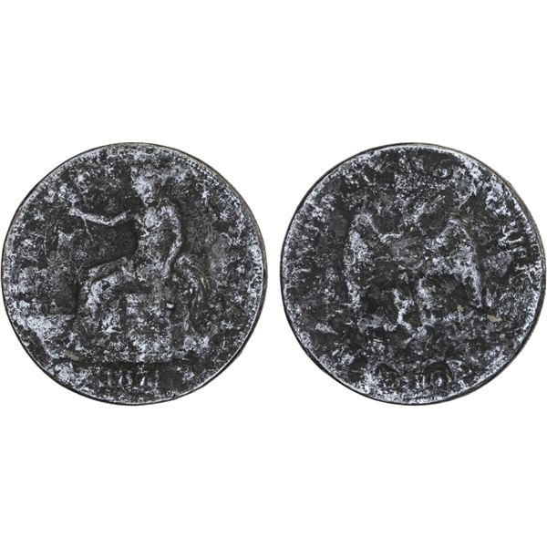 UNITED STATES:  AR trade dollar, DM, VG