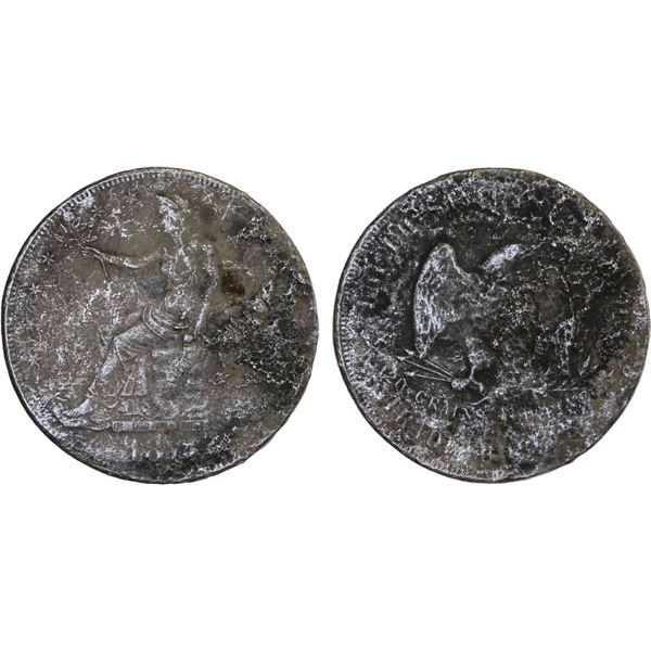 UNITED STATES:  AR trade dollar, DM, VG