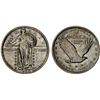 Image 1 : UNITED STATES:  AR 25 cents, 1920, AU