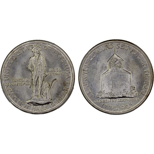 UNITED STATES: AR 50 cents, 1925, PCGS MS64