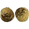 Image 1 : INDONESIA: SAMUDRA-PASAI: Uncertain Ruler, ca. early 13th century, AV 1/4 kupang (0.18g), Choice VF