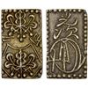 Image 1 : JAPAN: Meiji, 1868-1912, AV 2 bu (3.09g), Edo mint, XF