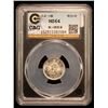 Image 2 : JAPAN: Meiji, 1868-1912, AR 10 sen, year 6 (1873), CAG graded MS64