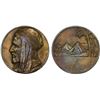 Image 1 : MOROCCO: AE medal (91.01g), ND (1933), VF-XF