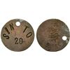 Image 1 : NETHERLANDS EAST INDIES: Plantation Tokens, AE token, ca. early 20th century, Choice XF