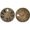 Image 1 : NETHERLANDS EAST INDIES: Plantation Tokens, AE token, ca. early 20th century, Choice XF