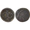 Image 1 : THAILAND: brass gambling token (12.41g), late 18th to late 19th century, VF