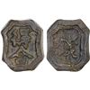 Image 1 : THAILAND: brass gambling token (11.64g), late 18th to late 19th century, VF